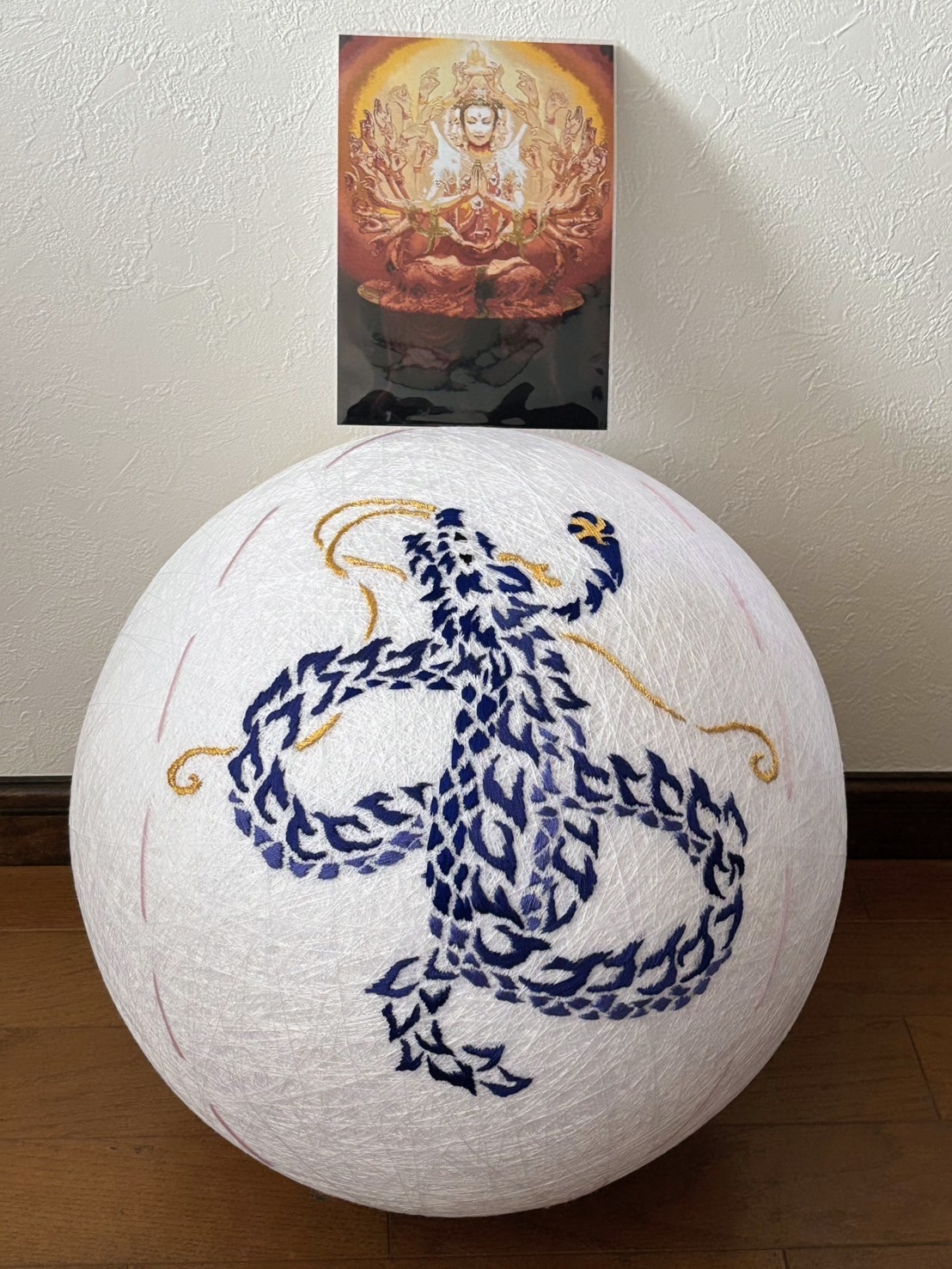 刺繍てまり『四神』 | 手刺繍アーティストMayumi公式オンラインサイト